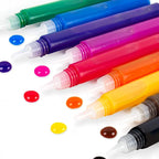Horizon Group USA 10-Pack Suncatcher Art Pens – 10 Colors, 10ML Each – Kids’ by MadebyMe