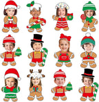 60pcs Christmas Theme Cutouts Gingerbread Man Bulletin Board Decoration Xmas by partygreeting