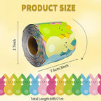 69Ft Easter Bulletin Board Borders Bunny Die-Cut Border Trim - Image 2