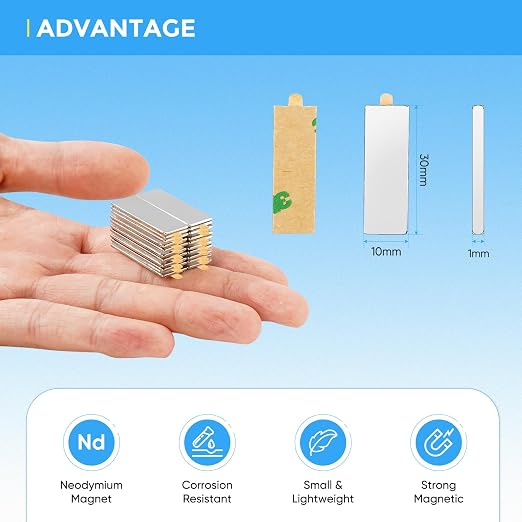 UTOMAG 20 Pcs Rectangular Neodymium Magnets - Image 2