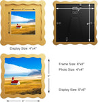 6x6 Wavy Picture Frame With Mat - Image 3