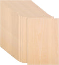 25 Pack 8 x 12 Inch Basswood Sheets, 1/16 Thin Craft Plywood Sheets, Thin & by MIVIDE