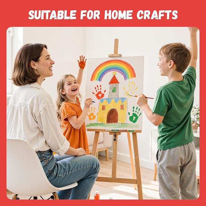 Simetufy 16 x 20 inch 5 Pack Canvas Panels Large Painting Canvas Boards - Image 4