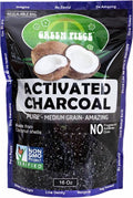 Green Piece® Activated Charcoal Pure - Medium Grain Air Purifying Bag - Kid/Pet Friendly Air/Water Fresheners - Odor Absorber - Resealable Bag Made by Green Piece (1 Pound)