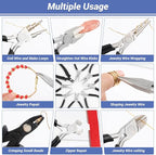shynek 10 Pieces Jewelry Pliers Tools Set, Jewelry Making Tools Include 8 - Image 5