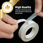 3 Rolls Thin Double Sided Tape for Crafts, Scrapbooking, Photography, Paper - Image 3