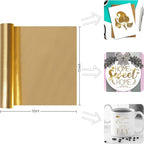 Prime Vinyl Permanent Vinyl, Brushed Gold Vinyl Compatible - Image 2