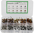 140Pcs Needle Felting Eyes 6-10mm mini Glass Amber by Raogoodcx