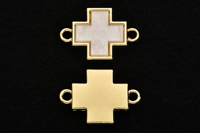 Pack of 20 Shell Charms Gold Plated Pendants Color Retention Pendants - Image 2