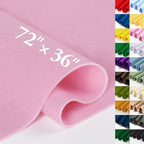 Baby Pink Fabric Sheet 72" X 36", 1.4mm Thick Large Soft Durable Flexible Craft by MITINU