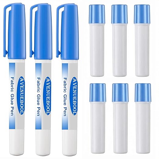 Fabric Glue Pen with Refill, 3 Pack by Unknown