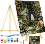 Halloween Framed Paint by Numbers Kits by MeothanDiamondPainting