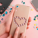 MECCANIXITY 50PCS Flat Back Acrylic Teardrop Gems 13x18mm Artificial Rhinestones - Image 7