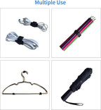 200 PCS 6 Inches Black Reusable Cable Ties, Adjustable Cord Straps, Cable - Image 4