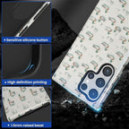 for Samsung Galaxy S24 Ultra Case, Cute Duck Pattern Glossy 2 in 1 Shockproof - Image 4