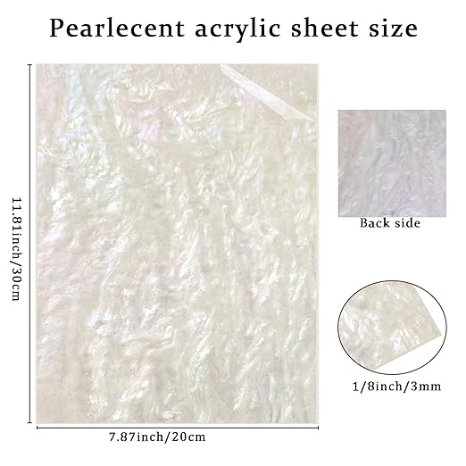 Pearl Glitter Cast Acrylic Sheet 1/8 Inch - Image 2