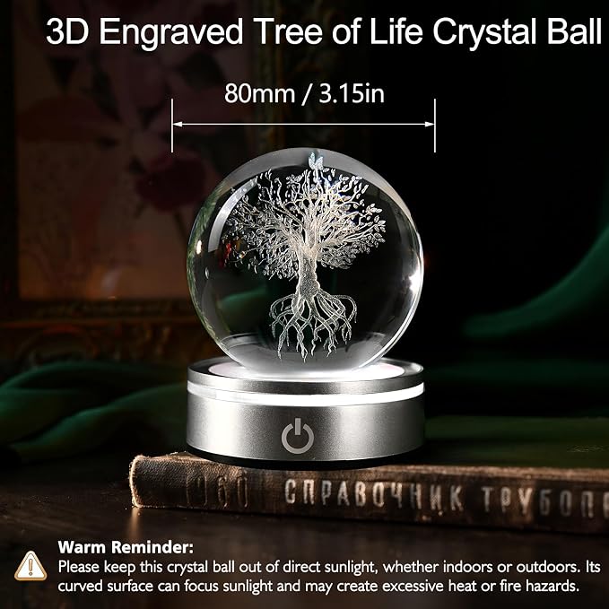 IFOLAINA Tree of Life Gifts for Him Her Friends Birthday | 3D Tree of Life - Image 5
