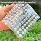 2100Pcs Self Adhesive Pearls and Rhinestone Sticker, Stick on Rhinestone Hair - Image 4