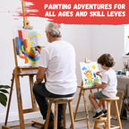 Simetufy 11x14 inch 42 Pack Flat Painting Canvas Boards- Gesso Primed | - Image 5