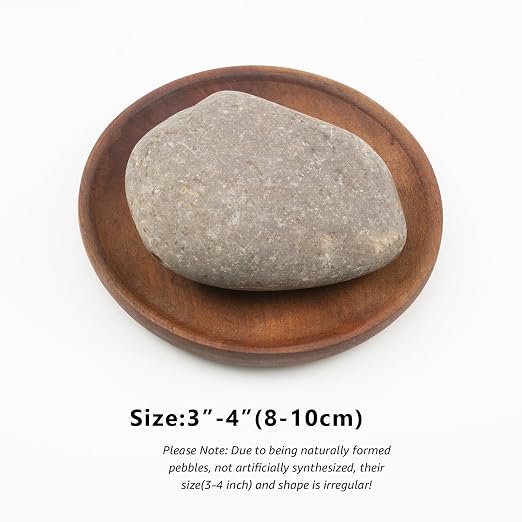 20 LBS Large Natural River Rocks，3-4 Inch Decorative Large River Rocks - Image 2