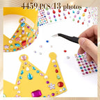 4459 Pcs Gem Stickers Rhinestone Stickers Self-Adhesive Rhinestones Acrylic - Image 3
