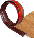 Floor Transition Strip Self Adhesive Carpet & Flooring Transitions Edging Trim Strip PVC Threshold Transitions Suitable for Threshold Height Less Than 5mm (3.3Ft, Wood Grain Coffee)