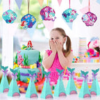 Fennoral 8 Pack Mermaid Craft for Kids Creative Make Your Own Mermaid Shell - Image 5