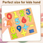 Wooden Puzzles for Toddlers, Bright Colors, 15 numbers puzzles, 26 English - Image 7