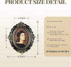 Cuspin 5x7 Vintage Picture Frames, Ornate Baroque Resin Photo Frame - Image 5