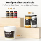 Nicpro Metallic Gold Acrylic Paint, 69oz/2040ml Large Gold Leaf Paint | Non - Image 5