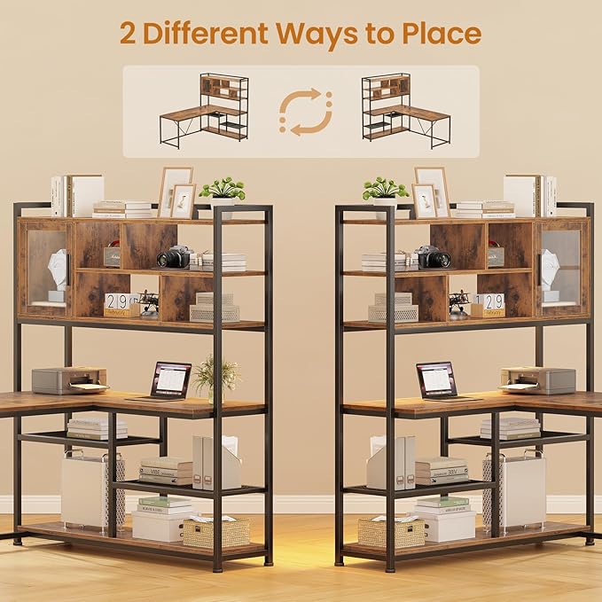 SEDETA L Shaped Computer Desk, L Shaped Corner Desk - Image 5