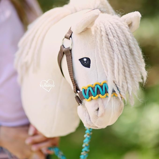 kullaloo DIY Hobby Horse Halter Kit Make Stick Horse Head Collars, Rope Halters - Image 8
