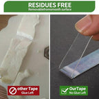 2 Pack Nano Double Sided Tape Duty Mounting Tape Sticky Walls, Double Sided - Image 6
