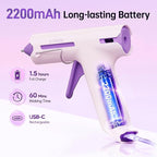 Cordless Hot Glue Gun, Fast Preheating Mini Glue Gun and 20 Sticks Set - Image 3
