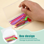 Bupete 25 Pcs Yarn Needles Set, Metal Tapestry Needle, Crochet Needles - Image 6
