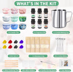 SUPERSUN Candle Making Kit for Adults, DIY Candle Making Supplies for Adults - Image 6