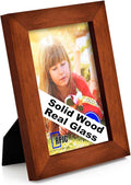 RPJC 4x6 inch Picture Frame Made of Solid Wood High Definition Glass by RPJC
