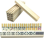 Yuanhe Wooden Domino Racks Set of 8, Domino Trays Holders Organizer - Image 2