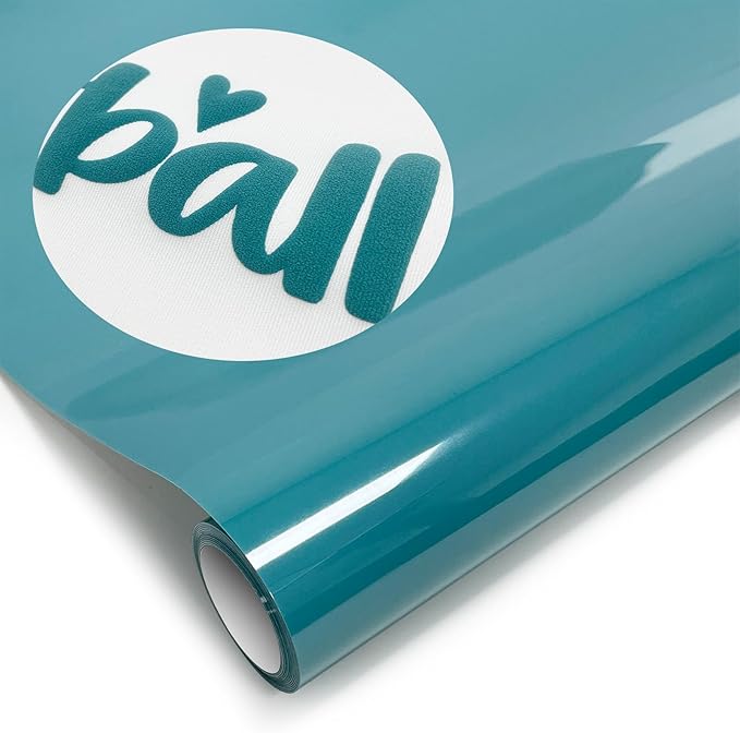 Puff Heat Transfer Vinyl, 12in X 5ft Iron on Vinyl | 3D Puff, Wash No Fade by YIWLOER
