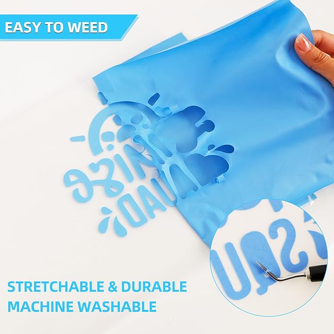 guangyintong HTV Heat Transfer Vinyl Bundle: 36 Pack 12" x 10" Iron on Vinyl - Image 6