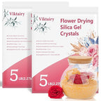 10 LBS Silica Gel Flower Drying, Reusable Color Indicating Flower Drying Silica by Viktairy