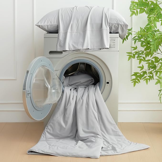 Cozy Bliss Cooling Comforter Queen Size, Cooling Blankets - Image 9