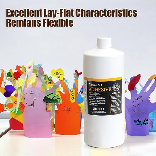 Lineco Neutral pH Adhesive, Archival Quality Acid-Free PVA Buffered Adhesive - Image 3
