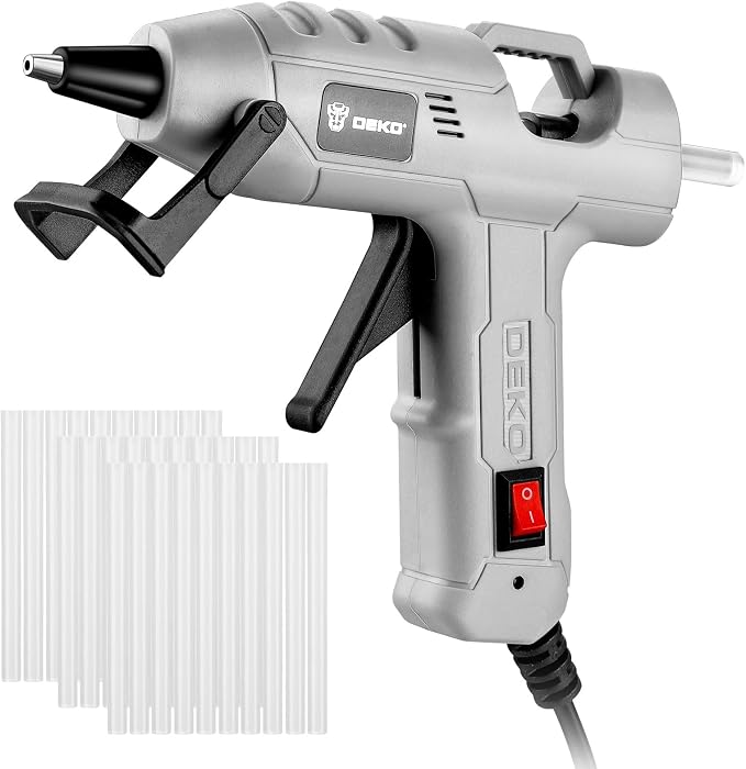 Mini Hot Glue Gun Kit：DEKOPRO 20Watt High Temp Glue Guns Tool - Image 2