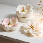 2 Pack 3D Flower Silicone Candle Molds Camellia Poppy - Image 5