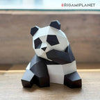 3D Panda Fanfan Origami Paper Craft Kit, Fun DIY Pre-Cut 3D Paper Art Model - Image 5