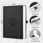EMSHOI Graph Grid Journal Notebook, 320 Pages, A5 Size | Leather Hardcover - Image 4