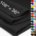 XSEINO Black Large Felt Fabric 108" X 36 ", 1.4 mm Thick Soft Felt Fabric Sheet by XSEINOiscreating%EF%BC%81