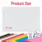 Hygloss Sheets Colorful Foam for DIY Arts & Craft, 10 Piece - Image 3