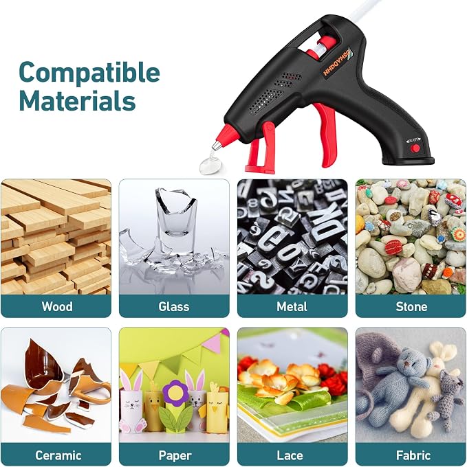 Cordless Hot Glue Gun, 20W Hot Glue Gun - Image 9